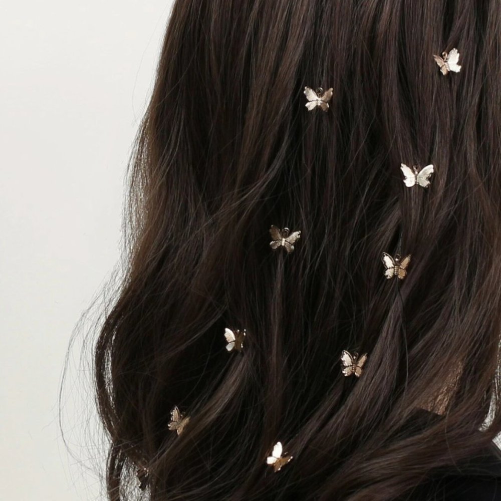 2pcs Butterfly Hair Clip